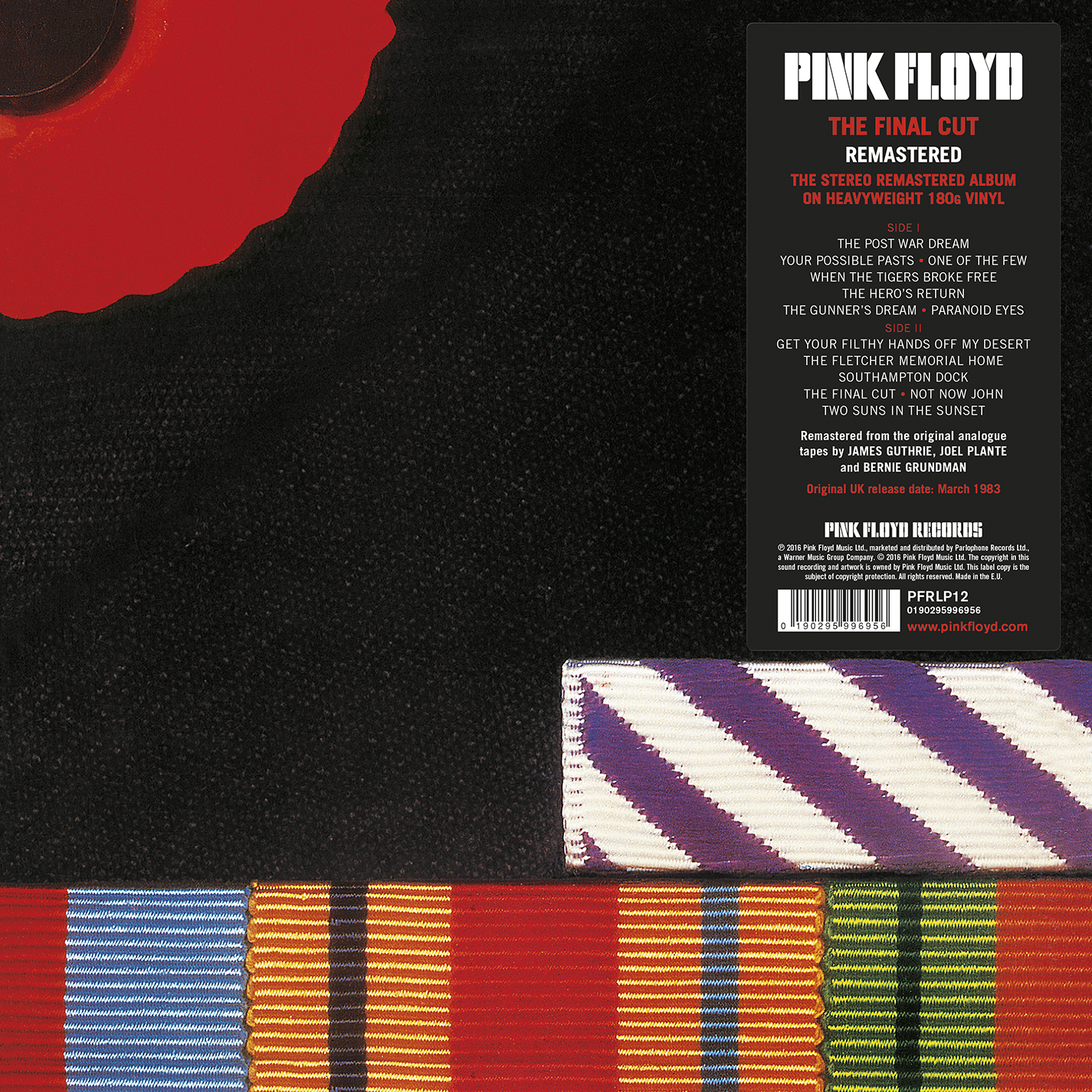 Pink Floyd - Final Cut (2011 Remastered), Vinyl Album